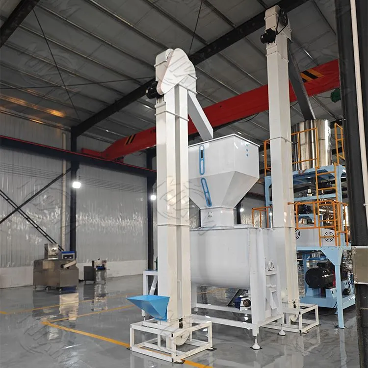 Automatikus tenyésztési takarmány -gyártási vonal