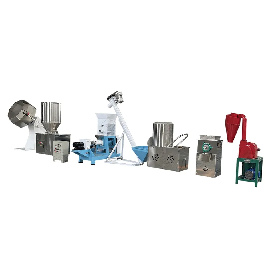 Hal- és garnélarák -takarmány -pellet gyártósor